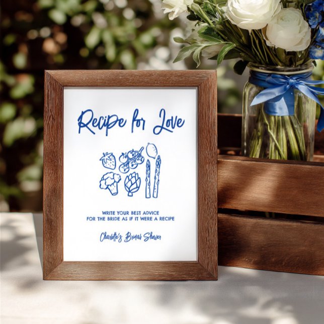 Frisch vom Markt Brautparty-Ratschlag-Schild (Fresh Off The Market Bridal Shower Advice Sign)