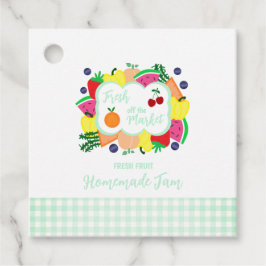 Frisch vom Markt Brautparty Selbstgemachte Marmela Geschenkanhänger