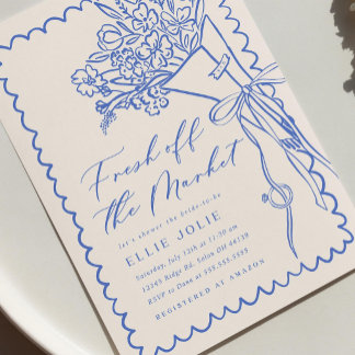 Frisch vom Markt: Einladung zur Bridal Shower Feie