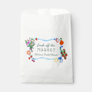 FRISCH VOM MARKT Süße individuelle Bridal Shower Geschenktütchen