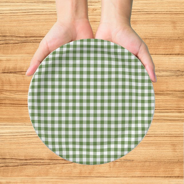 Frisch vom Markt Whimsical Grüne Hochzeitsdusche Pappteller (Von Creator hochgeladen)