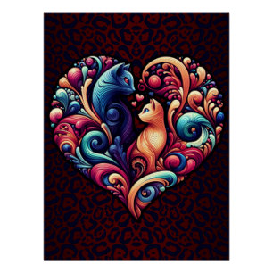 Frisch wirbelnde Liebe Poster