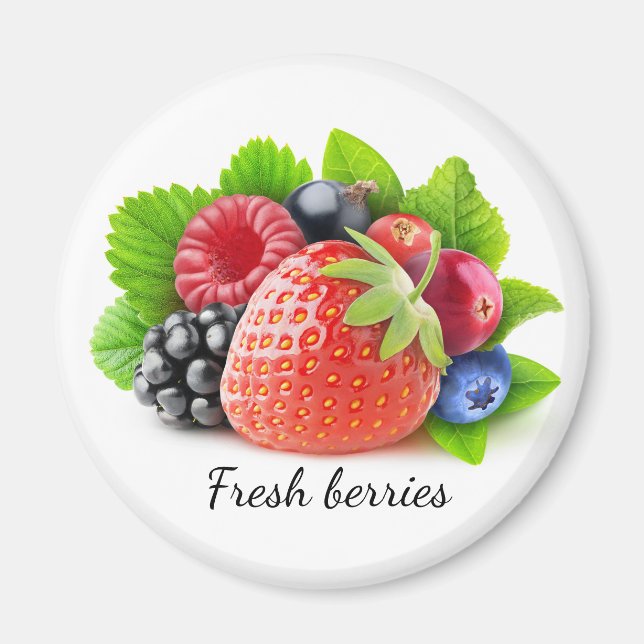 Frischbeeren Magnet (Vorne)