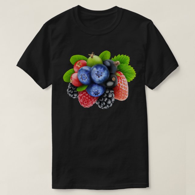 Frischbeeren T-Shirt (Design vorne)