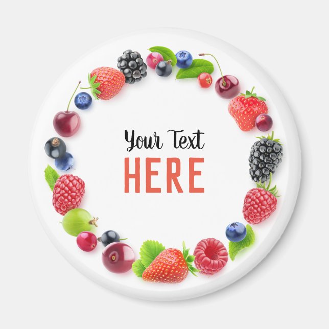 Frischbeerrahmen Magnet (Vorne)