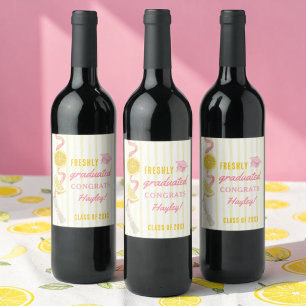 Frische Absolventen-Limonade Abschluss-Favorit Weinetikett