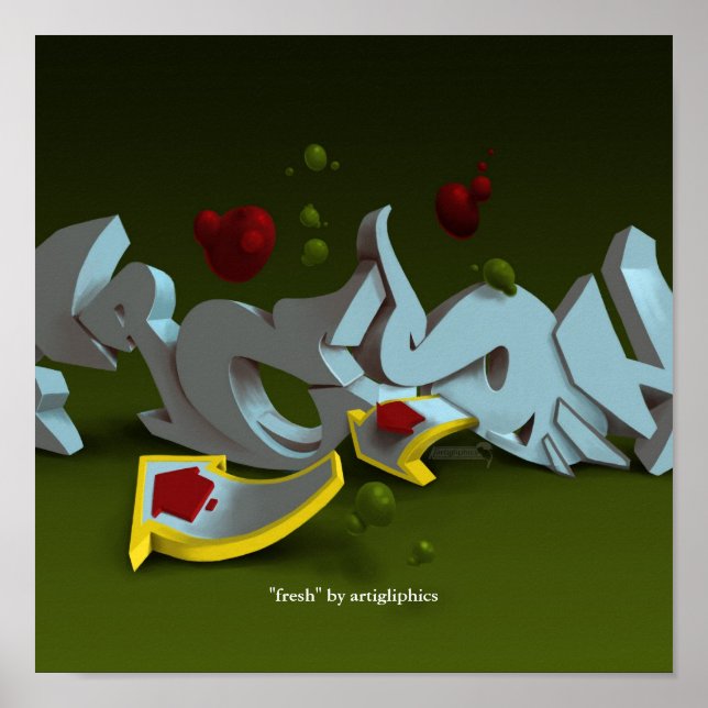 "FRISCHE" Angabe Poster (Vorne)