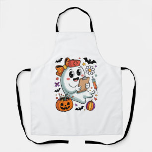 Frische Angebaggter Kaffee Halloween Schürze