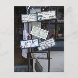 Frische Anzeichen Postkarte