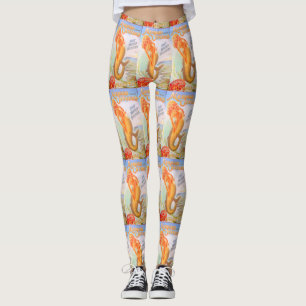 frische Austernmeerjungfrauen Leggings
