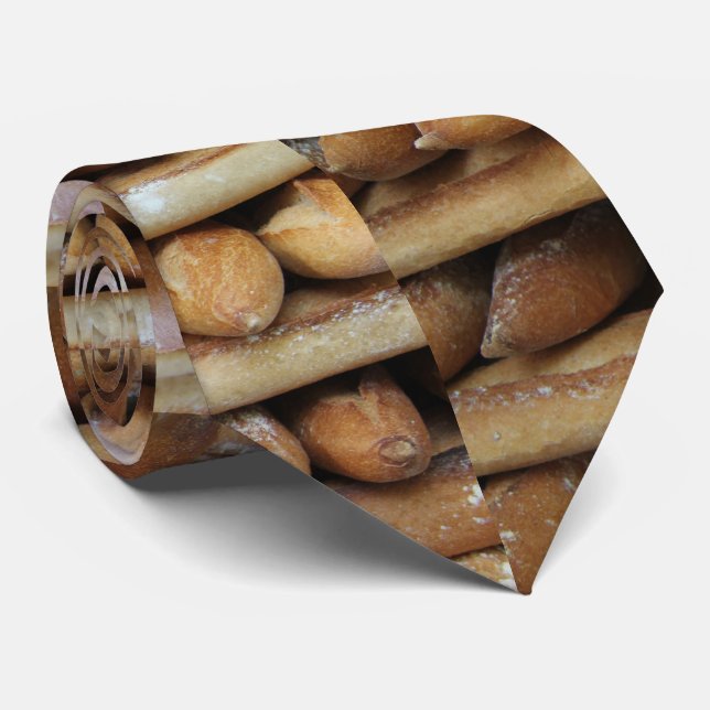 Frische Baguettes auf dem Markt Krawatte (Gerollt)