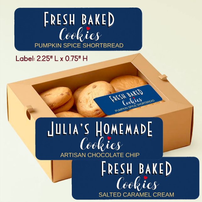 FRISCHE BAKED COOKIES mit Keksnamen und Herzklopfe (Von Creator hochgeladen)