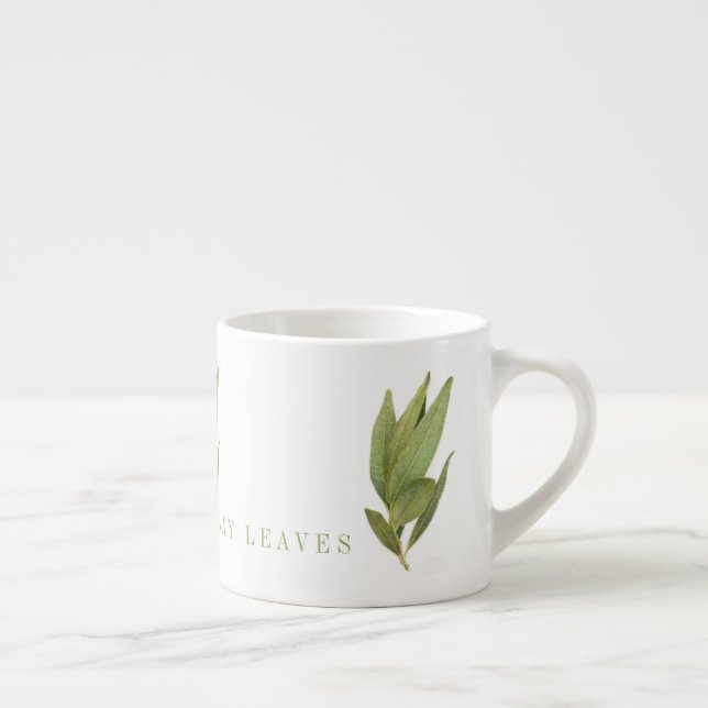FRISCHE BAY BLÄTTER Espresso Cup Espressotasse (Rechts)