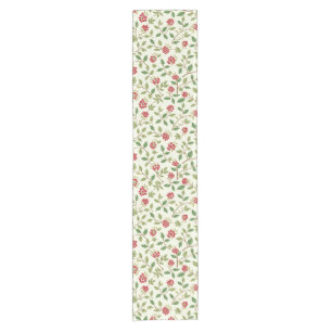 frische Beeren und Blätter Kurzer Tischläufer