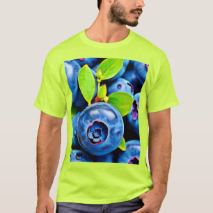 Frische Blaubeeren Nahaufnahme T-Shirt