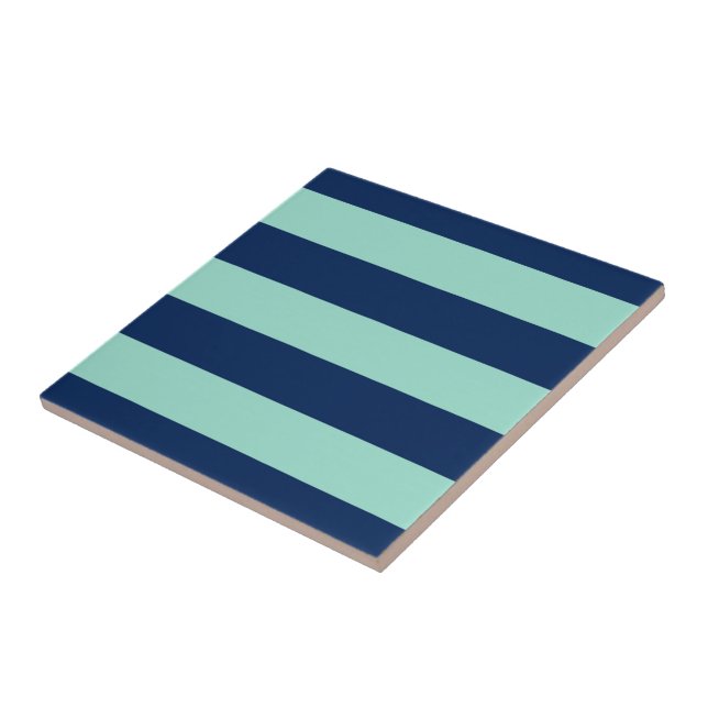 Frische blaue und grüne Streifen Fliese (Seite)