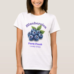Frische Blueberries Vintages T-Shirt