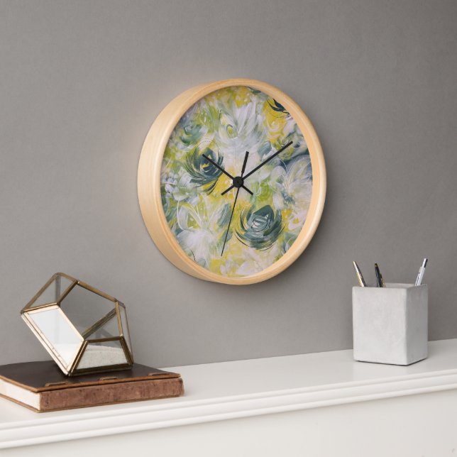 Frische Blume Hübsch Wall Clock Uhr (Büro)