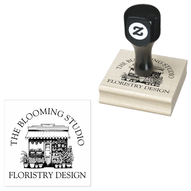 Frische Blume Schaufenster Thema Gummistempel (Stempel)