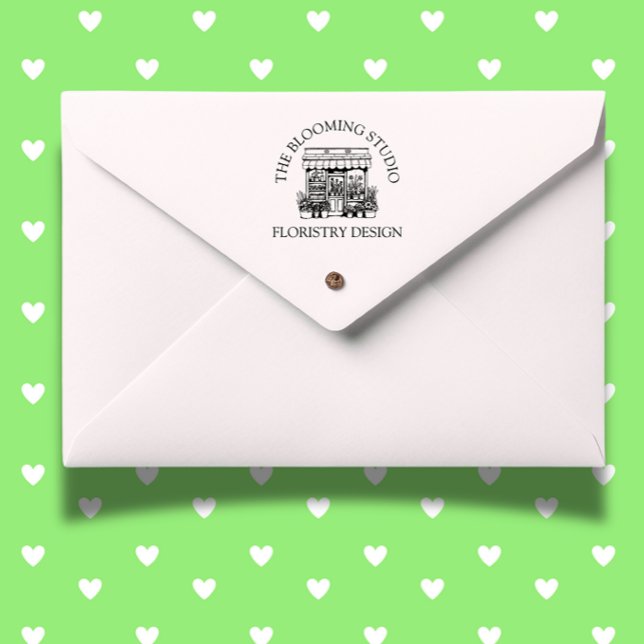 Frische Blume Schaufenster Thema Gummistempel (Brighten your crafts with the Fresh Flowers Storefront theme rubber stamp. )