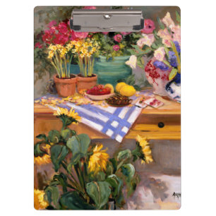 Frische Blumen I Klemmbrett