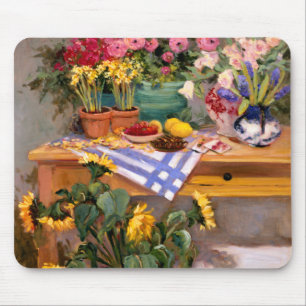 Frische Blumen I Mousepad