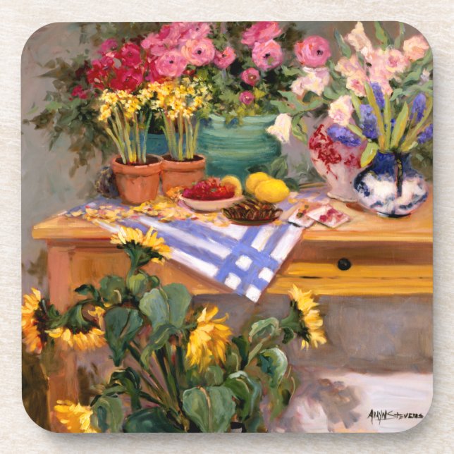 Frische Blumen I Untersetzer (Vorderseite)