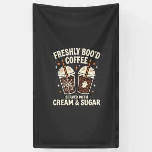 Frische Blut Halloween-Kaffee Banner