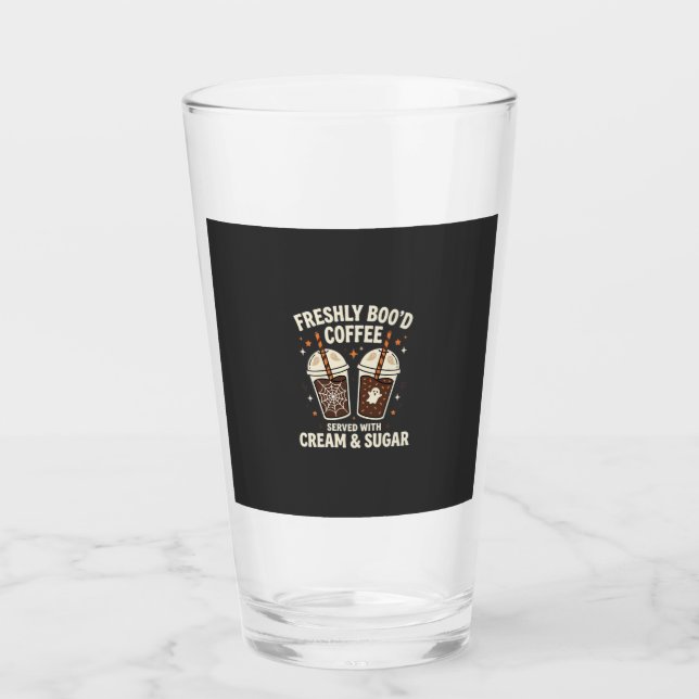 Frische Blut Halloween-Kaffee Glas (Vorderseite)