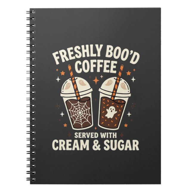 Frische Blut Halloween-Kaffee Notizblock (Vorderseite)
