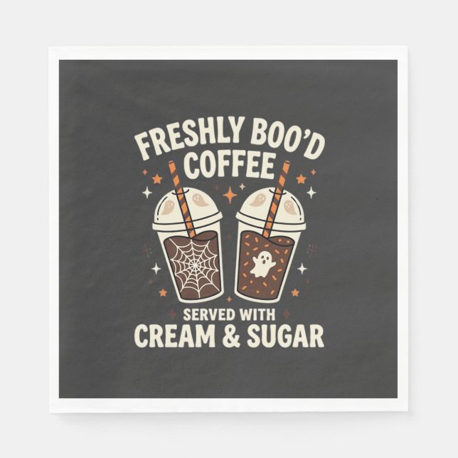 Frische Blut Halloween-Kaffee Serviette (Vorderseite)