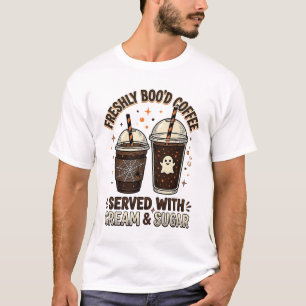 Frische Blut Kaffee Halloween Geist Tasse T-Shirt