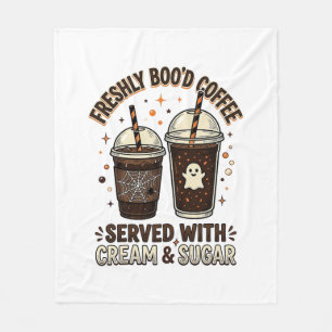 Frische Blut-Kaffee-Halloween-Geister-Tasse Fleecedecke