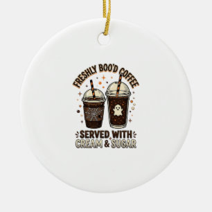Frische Blut-Kaffee-Halloween-Geister-Tasse Keramik Ornament