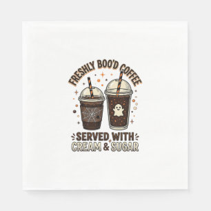 Frische Blut-Kaffee-Halloween-Geister-Tasse Serviette