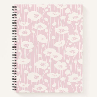 Frische Blüten | Neutral - Rosablass Notizbuch