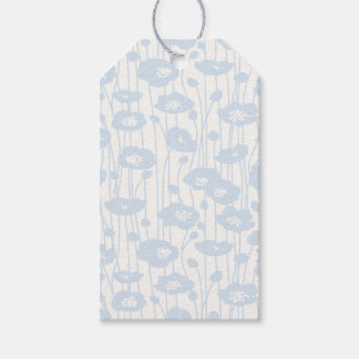 Frische Blüten | Puderblau - Neutral Geschenkanhänger