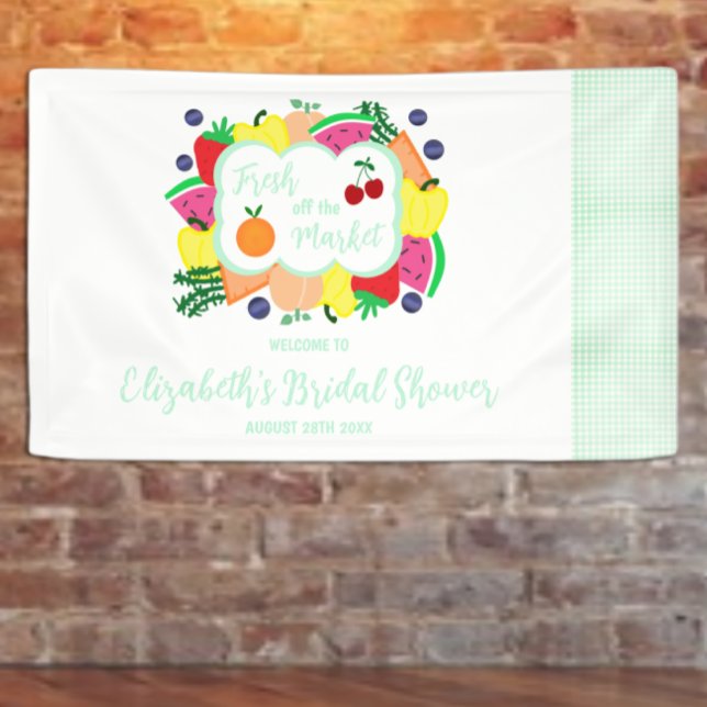 Frische Brautparty - Hochzeitsdusche Banner (Von Creator hochgeladen)