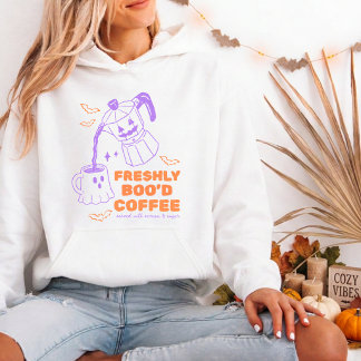 Frische Bu'd Halloween-Kaffeeliebhaber Moka-Kanne  Hoodie