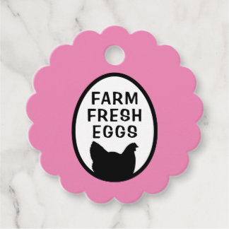 Frische Eier Geschenkanhänger