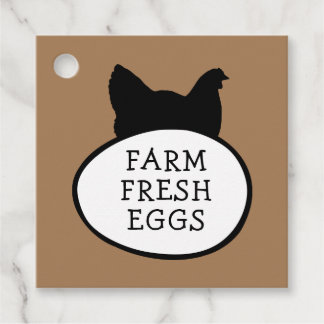 Frische Eier Klassischer Rundaufkleber Geschenkanhänger