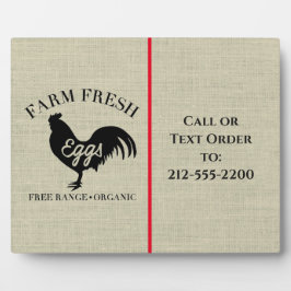 Frische Eier - Roadside Biz Tabletop Fotoplatte