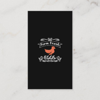 Frische Eier Visitenkarte