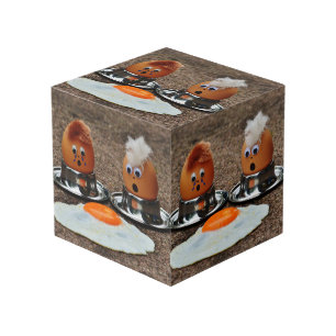 Frische Eier Würfel