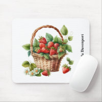 Frische Erdbeeren in einem Korb