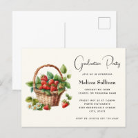 Frische Erdbeeren in einem Korbgeflecht-Abschluss