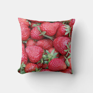 frische Erdbeeren Kissen