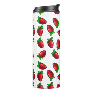 Frische Erdbeeren Thermosbecher