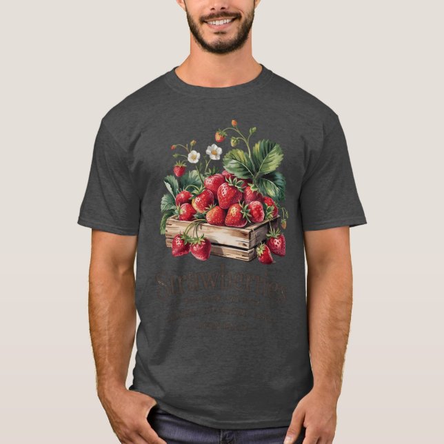Frische Erdbeeren vom Erdbeerbauern -  T-Shirt (Vorderseite)