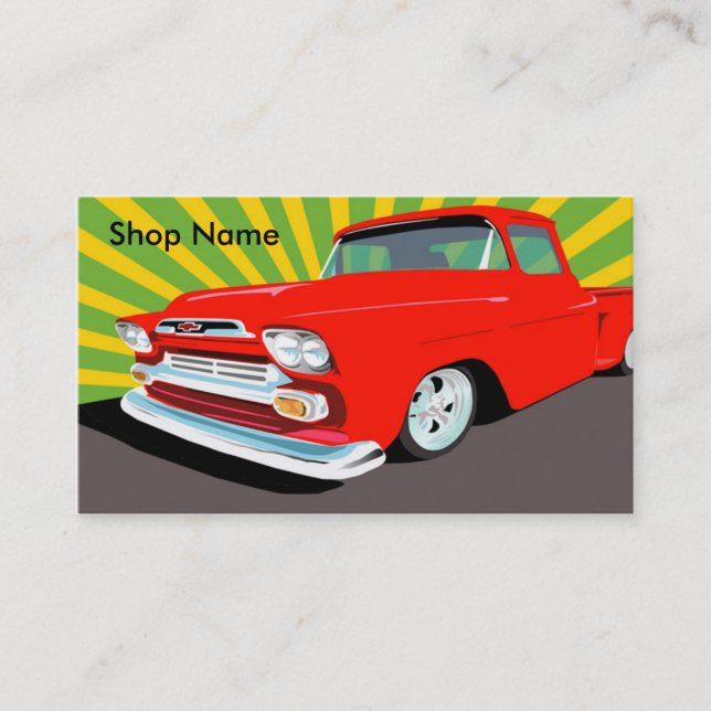 Frische Farbe Visitenkarte (Vorderseite)